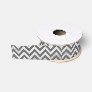 Chalkboard zig zag grosgrain ribbon