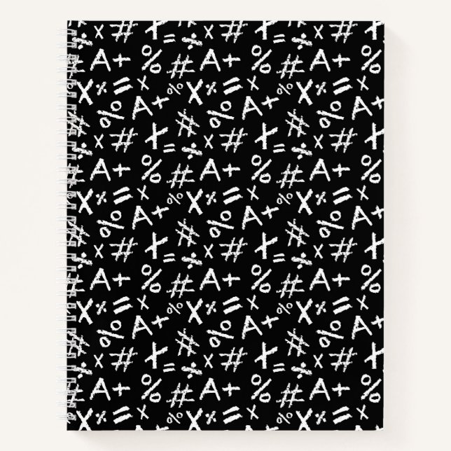 Chalked Up to Math: A Symbolic Statement Notebook (Front)