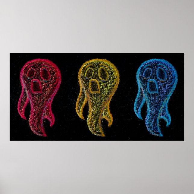 Chalkie Ghosts Poster (Front)