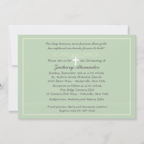 Chalky Border Invitation
