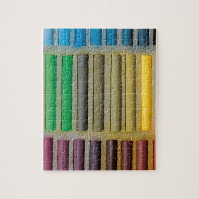 chalky pastels about color jigsaw puzzle (Vertical)
