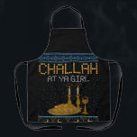 Challah At Ya Girl Matching Funny Ugly Christmas Apron<br><div class="desc">Challah At Ya Girl Matching Funny Ugly Christmas Sweater Hanukkah</div>