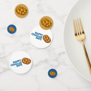 Challah Braided Jewish Bakery Bread Loaf Hanukkah Confetti