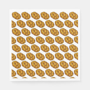Challah Braided Jewish Bakery Bread Loaf Hanukkah Napkins