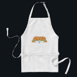 Challah Bread Adult Apron<br><div class="desc">The sight and smell of the challah loaves revives every Jewish soul with the reminder that Shabbat is nearby.  Ring in the holidays with this design on table runners,  framed embroidery and more!</div>