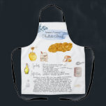 Challah Bread | Recipe Heirloom Apron<br><div class="desc">For a unique gift, bake a batch of treats right from one of grandma's treasured recipes, and gift along with a heirloom apron printed with the same recipe. Turn handwritten recipes from your mother or grandmother or aunts into gorgeous and sentimental aprons for daily use. It's easy to scan the...</div>