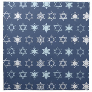 Challah Cover - Blue - Judaica - Jewish Stars  Clo Cloth Napkin
