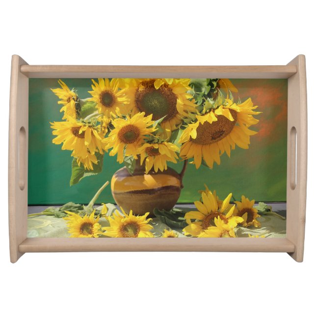 Challah Pieces Shabbat Serving Bread Basket Tray (Front)