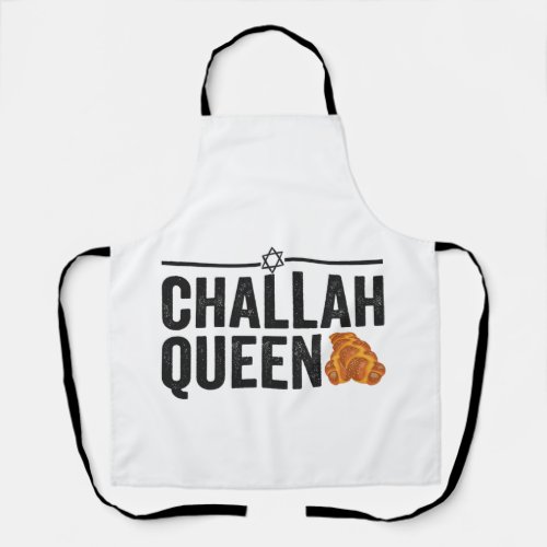 Challah Queen Funny Hanukkah Jewish Holiday Gift Apron