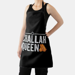 Challah Queen Funny Hanukkah Jewish Holiday Gift Apron