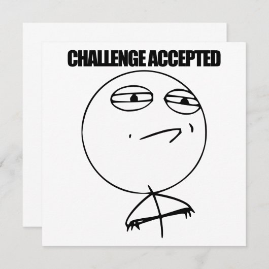 Challenge Accepted (Front/Back)