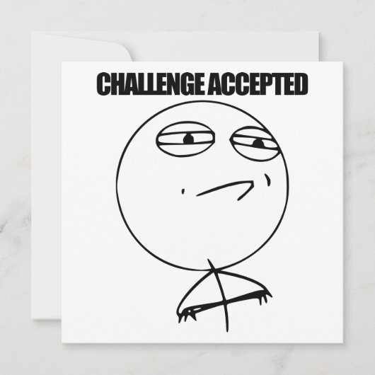 Challenge Accepted (Front)
