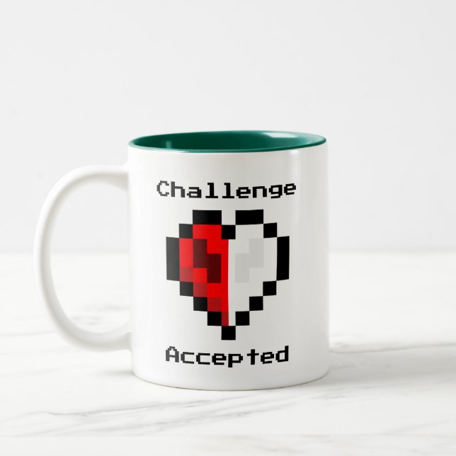 Challenge Accepted Coffee Mug (Left)
