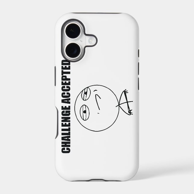 Challenge Accepted Iphone Case (Back)