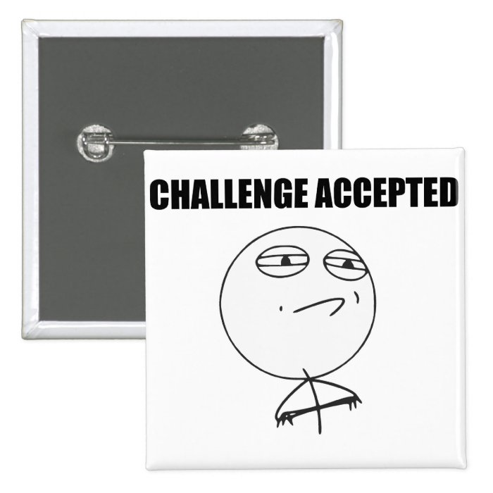 Challenge Accepted Rage Face Comic Meme Pins