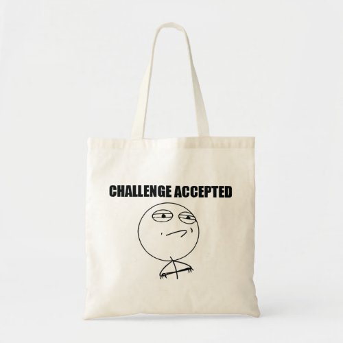 Challenge Accepted Tote Bag