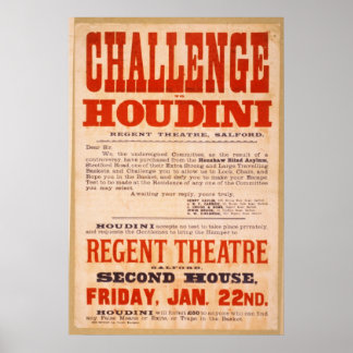 Challenge Houdini Poster