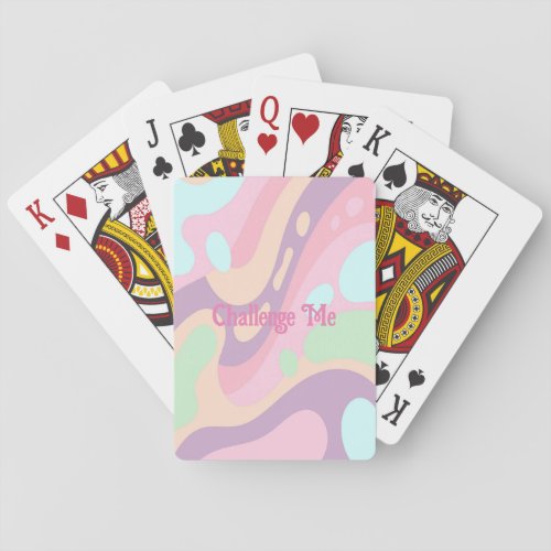 Challenge Me Pastel Playing Card Deck