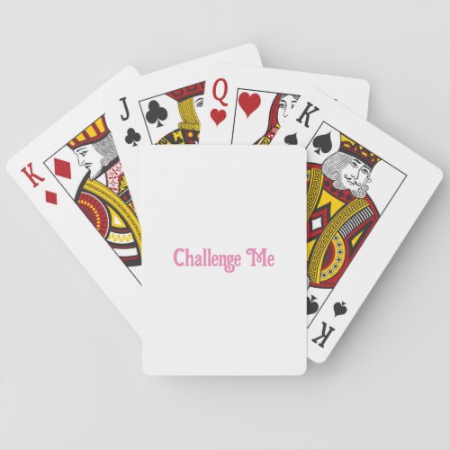 Challenge Me Playing Card Deck