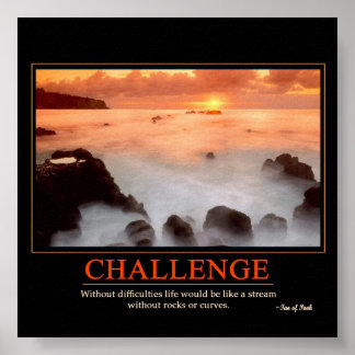 Challenge Posters | Zazzle