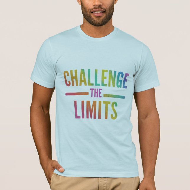 Challenge the Limits t-shirt (Front)