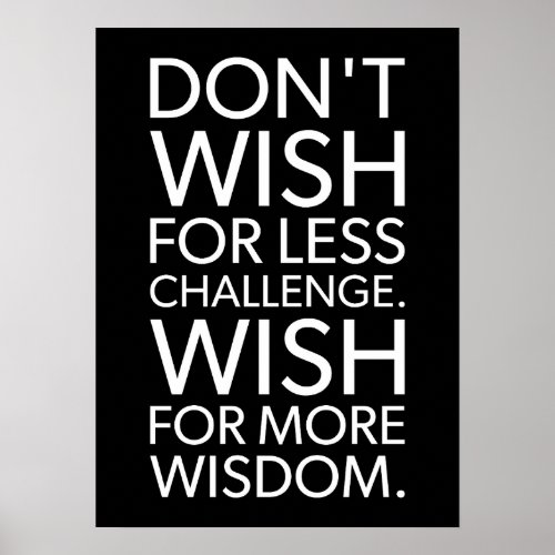 Challenge vs Wisdom _ Gym Hustle Success Poster