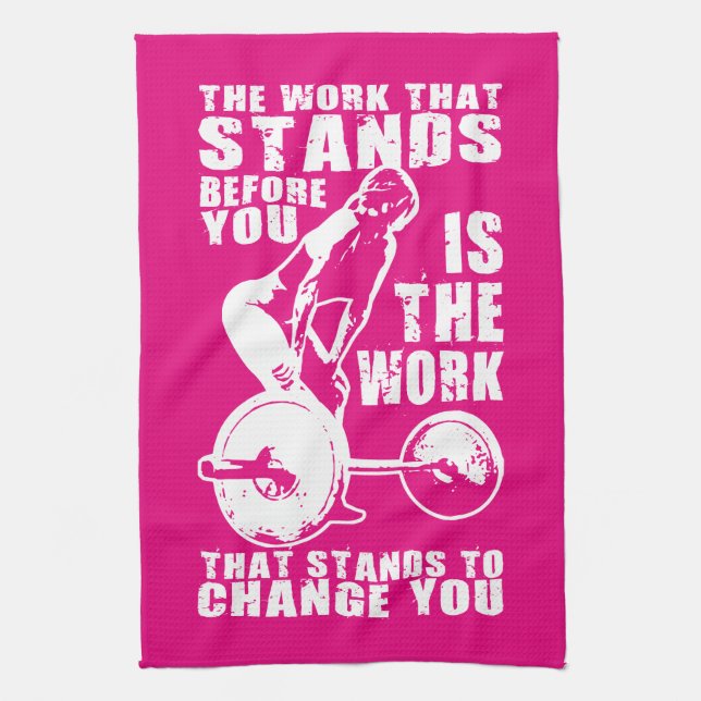CHALLENGE - Women's Workout Motivational Towel (Vertical)