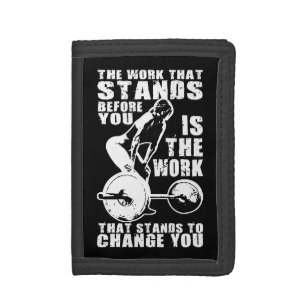 CHALLENGE - Women's Workout Motivational Trifold Wallet