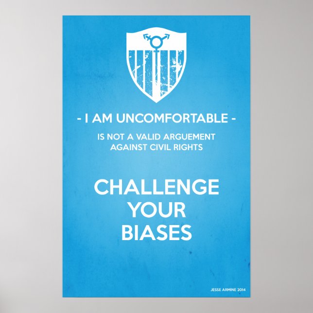 Challenge Your Biases Poster (Front)