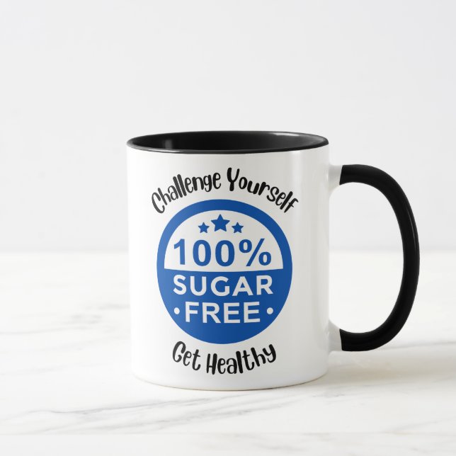 Challenge Yourself Get Healthy Coffee Mug (Right)