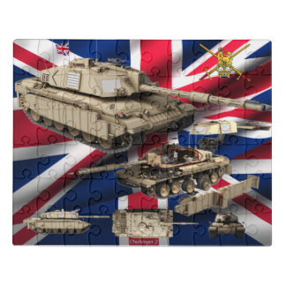 Challenger 2 tank jigsaw puzzle