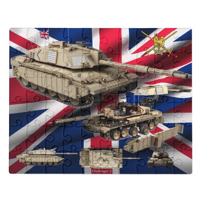 Challenger 2 tank jigsaw puzzle (Puzzle Horizontal)