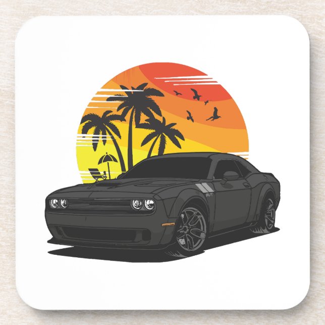Challenger Beverage Coaster (Front)