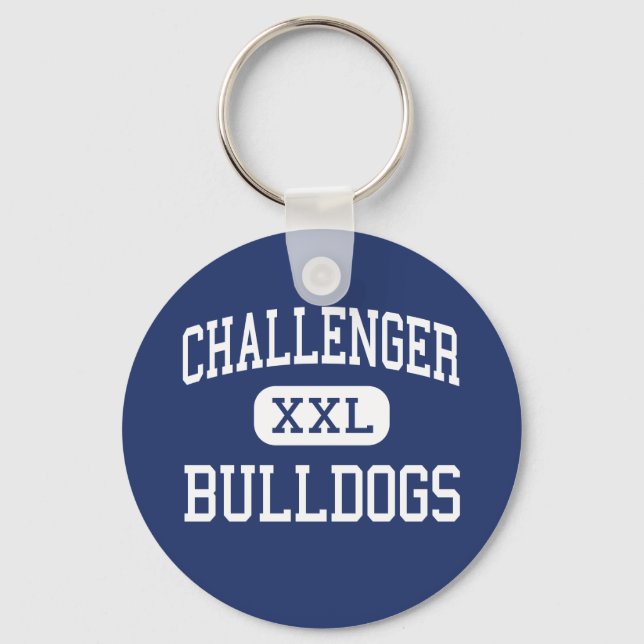 Challenger Bulldogs Middle Glendale Arizona Keychain (Front)