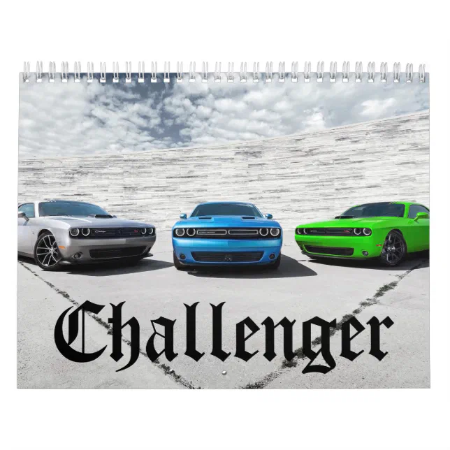 CHALLENGER CALENDAR Zazzle