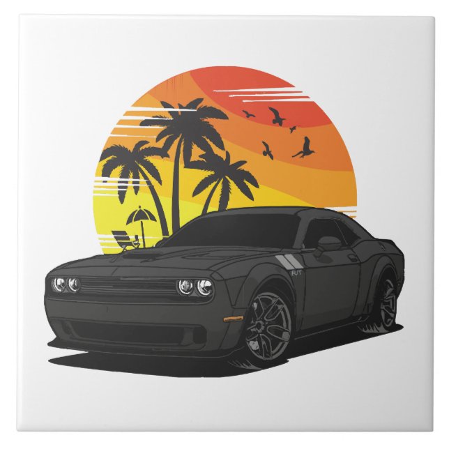 Challenger Ceramic Tile (Front)