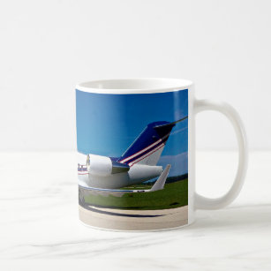 Challenger Jet Airplane Mug