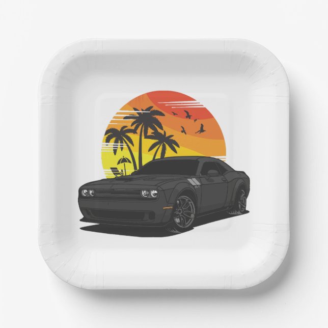 Challenger Paper Plates (Front)