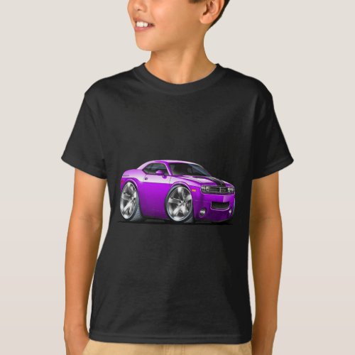 Challenger Purple Car T-Shirt