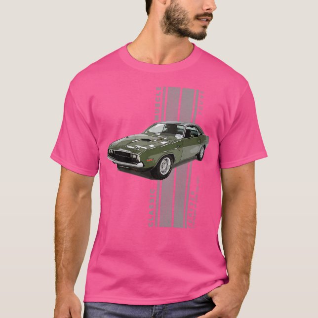Challenger RT HEMI 426 Classic American Muscle s V T-Shirt (Front)