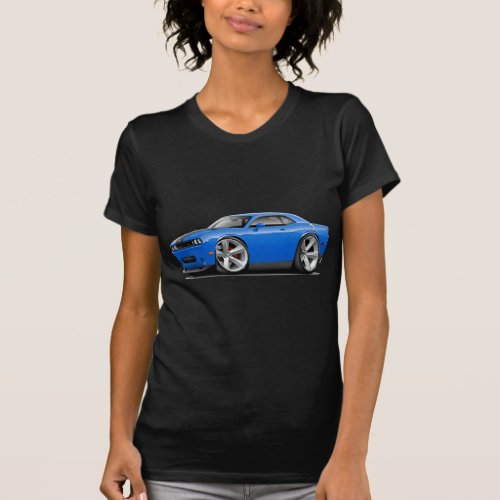 Challenger SRT8 Blue_Black Car T_Shirt