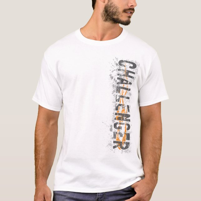 Challenger Vert Orange v2 T-Shirt (Front)