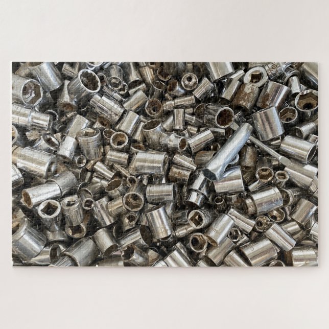 Challenging 1000 piece jigsaw puzzle. "Sockets"  Jigsaw Puzzle (Horizontal)