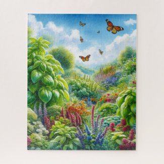 Challenging 520 Piece Herb Garden Puzzle