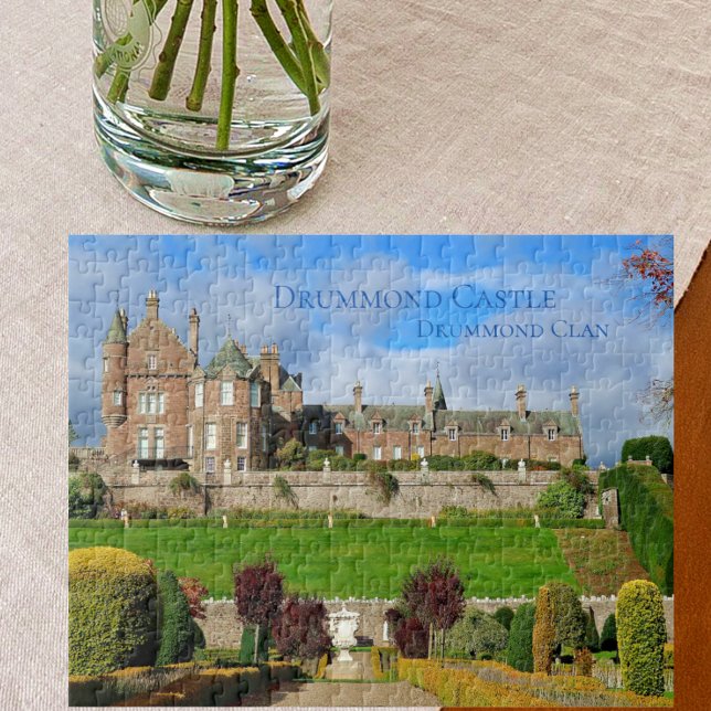 Challenging Drummond Clan Castle & Famous Garden Jigsaw Puzzle (Creator Uploaded)