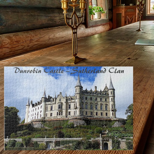 Challenging Dunrobin Castle, Sutherland Clan, Jigsaw Puzzle (Creator Uploaded)