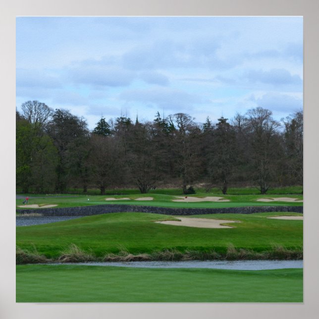 Challenging Golf Course Poster (Front)