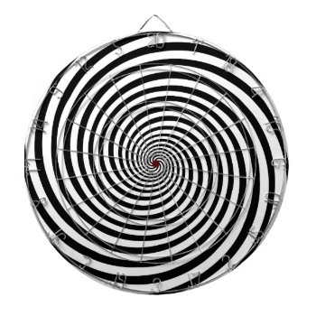 Challenging  Ok Truly Nuts Hypnosis Spiral Dart Board by pomegranate_gallery at Zazzle