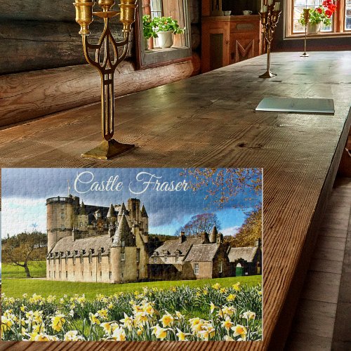 Challenging Scottish Castle Fraser Clan Photo Jigsaw Puzzle