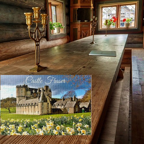 Challenging Scottish Castle Fraser Clan Photo  Jigsaw Puzzle